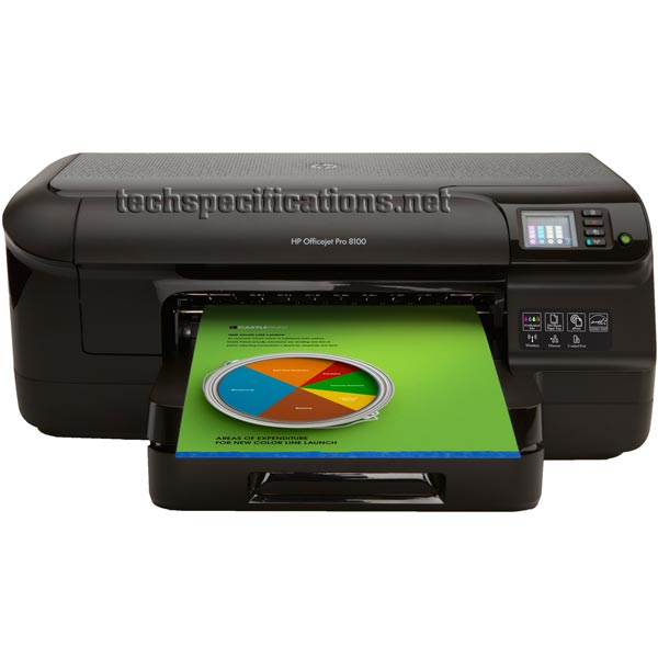 Hp Officejet Pro 8100 Inkjet Printer Tech Specs 5202