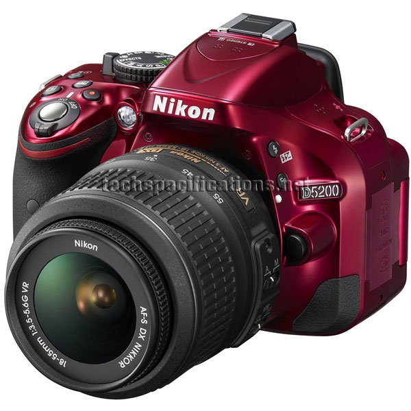 technical specifications of nikon d5200 dslr camera