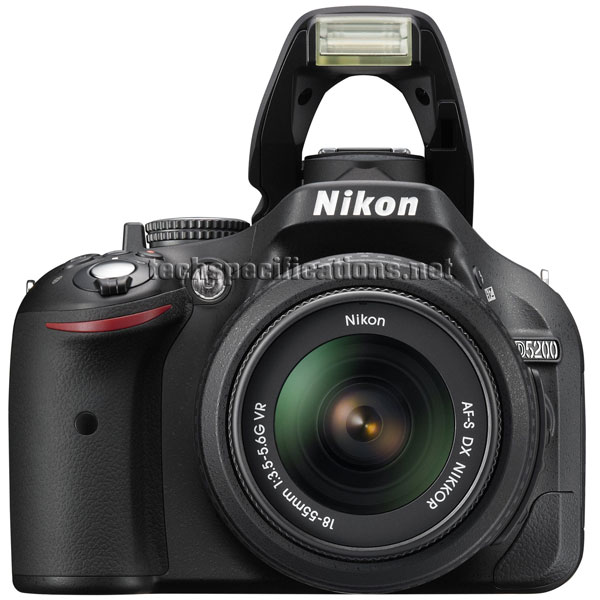 technical specifications of nikon d5200 dslr camera