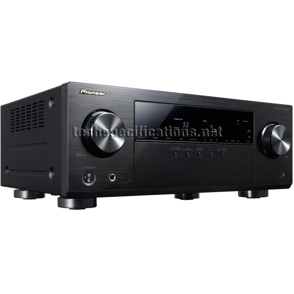 technical specifications of pioneer vsx-323-k av receiver