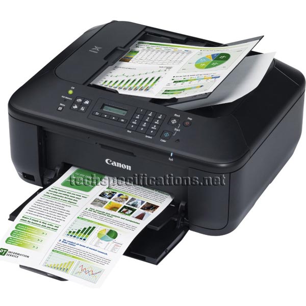 canon pixma mx455 multifunction printer tech specs