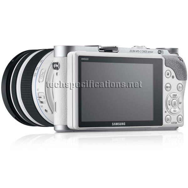 technical specifications of samsung nx300 mirrorless camera