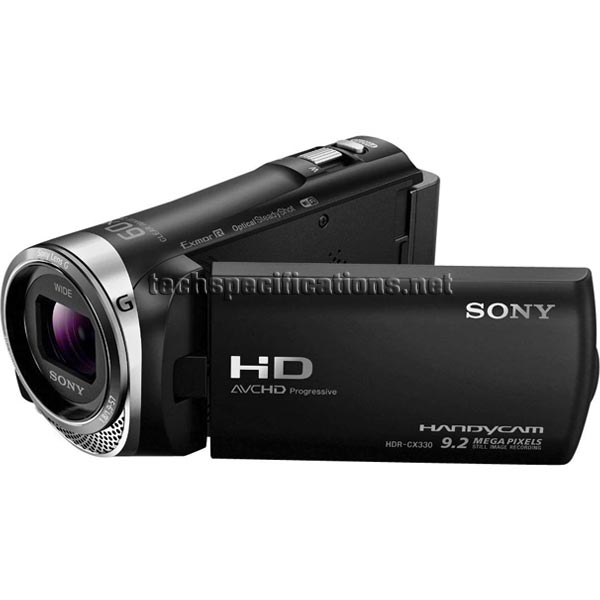 Sony CX330 Video Camera Tech Specs