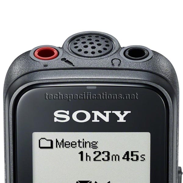 Sony ICD-PX333 Voice Recorder Tech Specs