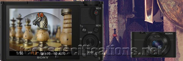 technical specifications sony cyber-shot dcs-rx100 digital camera