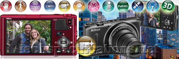 technical specifications of nikon coolpix s9500 digital camera
