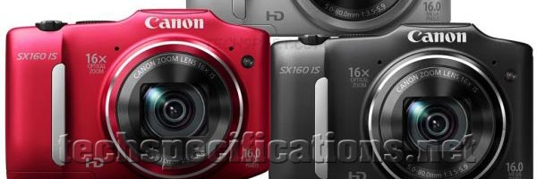 technical specifications of canon powershot sx160 is digital camera