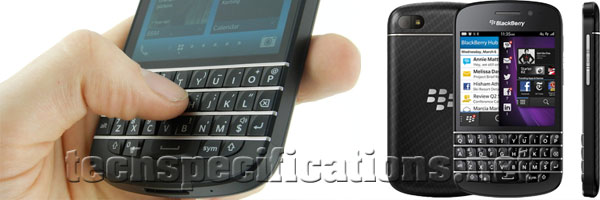 technical specifications of blackberry q10 mobile phone