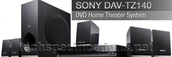 technical specifications of sony dav-tz140 home cinema