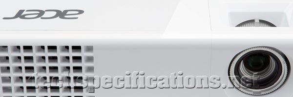 technical specifications of acer p1340w hd wide video projector