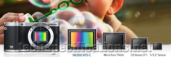 technical specifications of samsung nx300 mirrorless camera