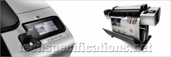 hp designjet t2300 e-mfp plotter tech specs