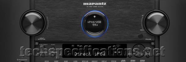 marantz av7701 preamplifier tech specs