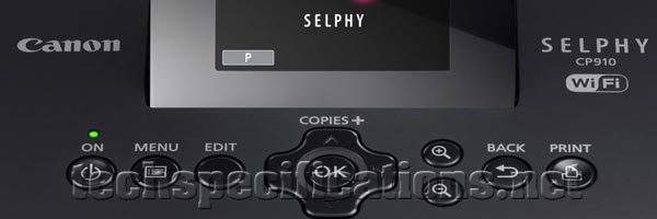 canon selphy cp910 photo printer tech specs