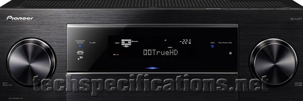 pioneer sc-lx77-k av receiver tech specs