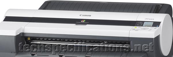 canon imageprograf ipf605 plotter tech specs