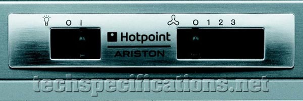HotPoint Ariston SL 16 P Cooker Hood Tech Specs