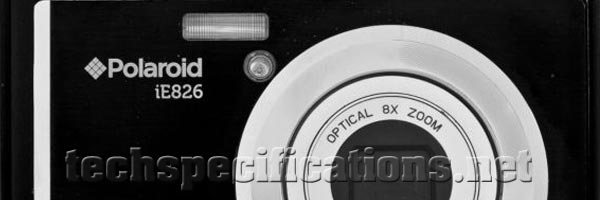 polaroid ie826 digital camera tech specs