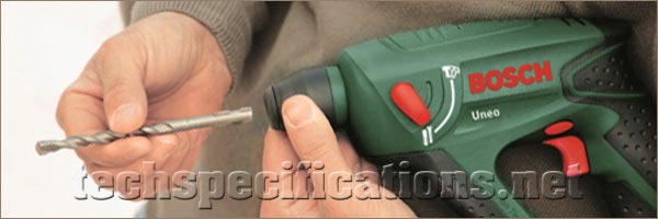 bosch uneo sds hammer drill tech specs