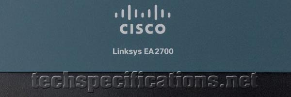 linksys ea2700 dual band n600 wireless router tech specs