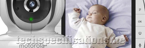 Motorola MBP36S Digital Video Baby Monitor Tech Specs