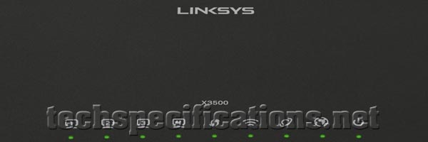 Linksys X3500 Wireless-N Router Tech Specs