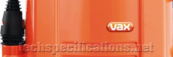 Vax Powerwash 1700 Pressure Washer Tech Specs