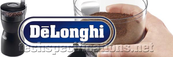 Delonghi KG 40 Coffee Grinder Tech Specs