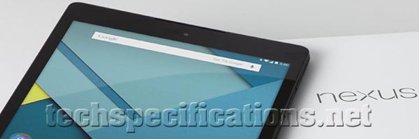 HTC Nexus 9 Tablet Technical Specifications