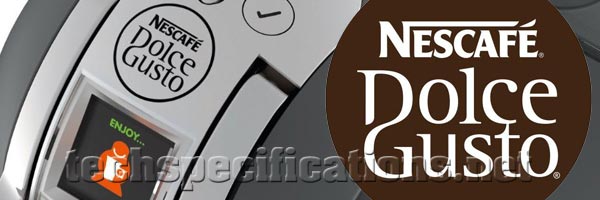 Krups Nescafe Dolce Gusto Creativa+ KP2600 Coffee Machine Tech Specs