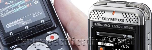 Olympus DM-901 Voice Recorder Tech Specs