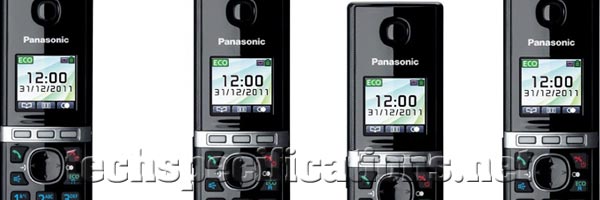 Panasonic KX-TG 8061 Cordless Phone Tech Specs