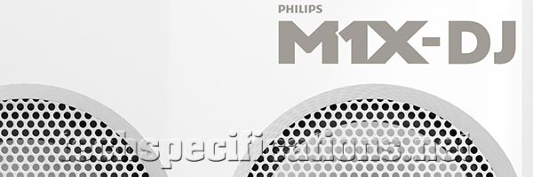 Philips M1X-DJ DS8900/10 Docking Station Tech Specs