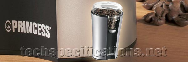 Princess 242194 Coffee Grinder Tech Specs