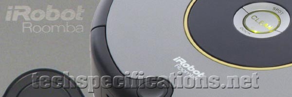 iRobot Roomba 630 Automatic Vacuum Cleaning Robot Tech Specs