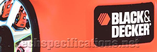 Black and Decker KA280K Orbital Sander Tech Specs