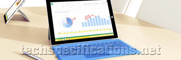 Microsoft Surface Pro 3 Tablet Technical Specifications
