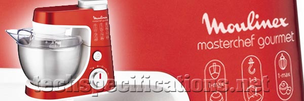 Moulinex MasterChef Gourmet QA404 Food Processor Tech Specs