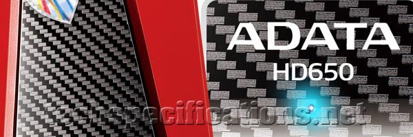 Adata HD650 External Hard Drive Technical Specifications