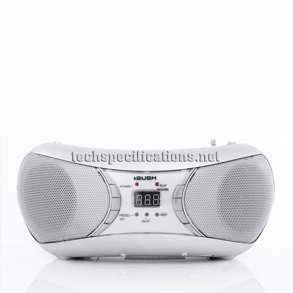 bush cd mp3 boombox anti-shock cd player tech specs