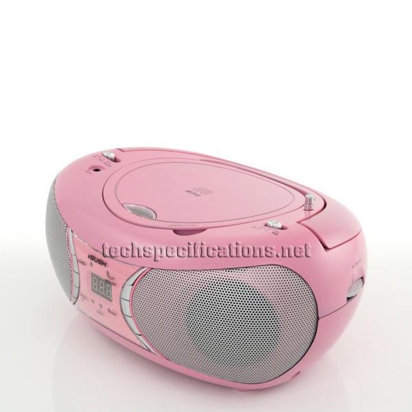 bush cd mp3 boombox anti-shock cd player tech specs