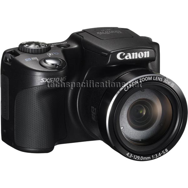 technical specifications of canon powershot sx510 is digital camera