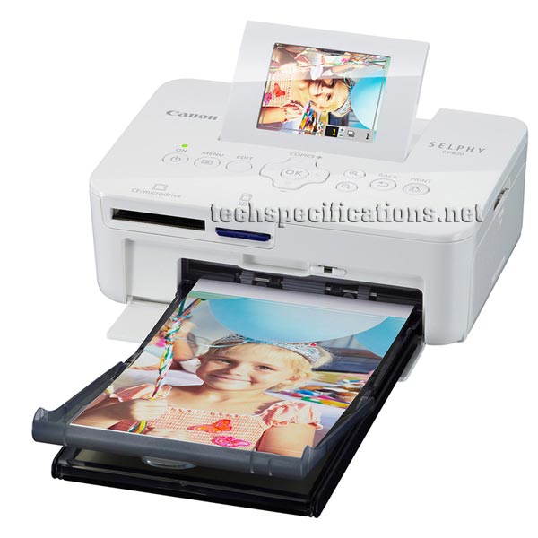 Canon Selphy CP820 Photo Printer Tech Specs