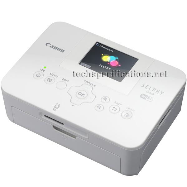 Canon Selphy CP820 Photo Printer Tech Specs