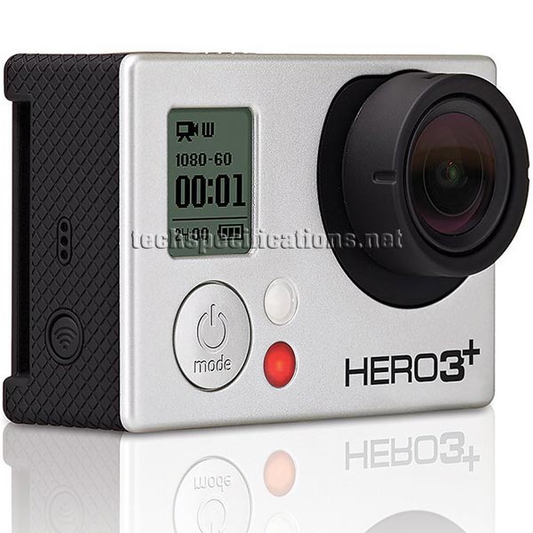 technical specifications of gopro hero3 full hd sports action camera