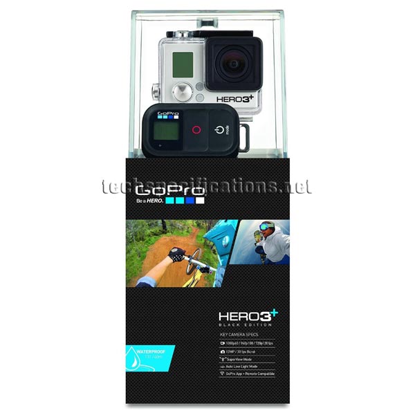 technical specifications of gopro hero3 full hd sports action camera