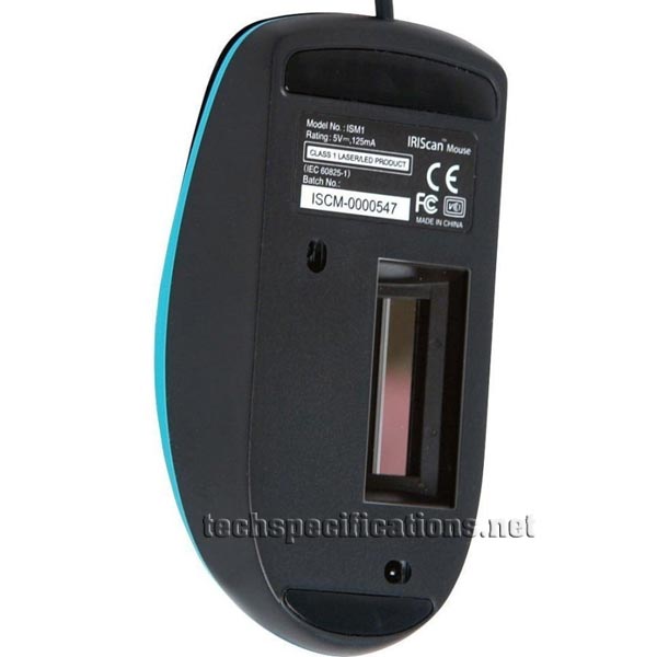 iris iriscan mouse scanner tech specs