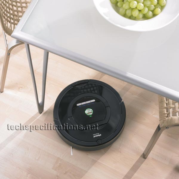 iRobot Roomba 770 Vacuum Cleaning Robot Tech Specs