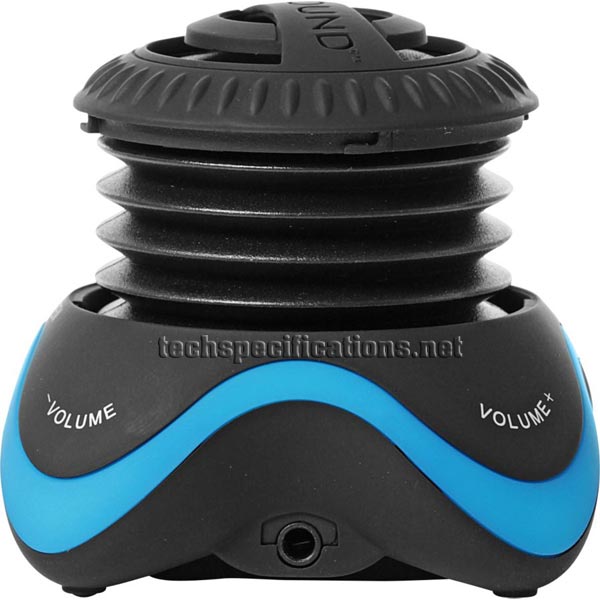 kitsound invader portable speaker tech specs