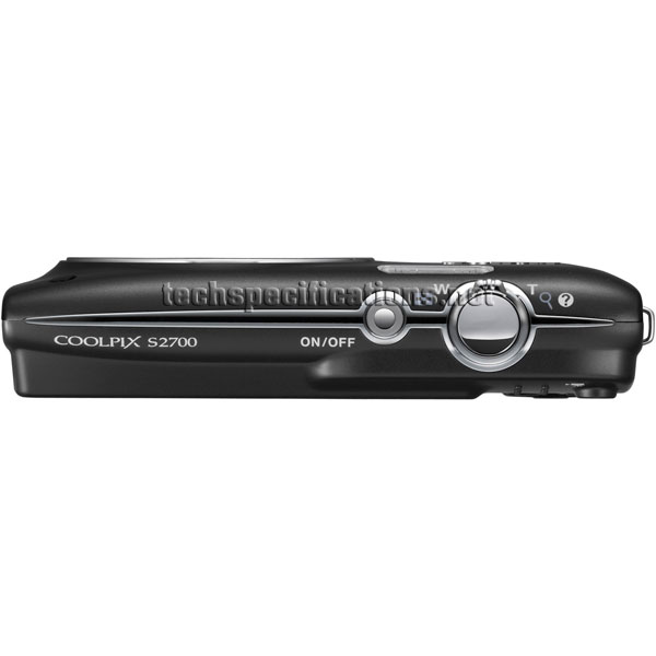 technical specifications of nikon coolpix s2700 digital camera